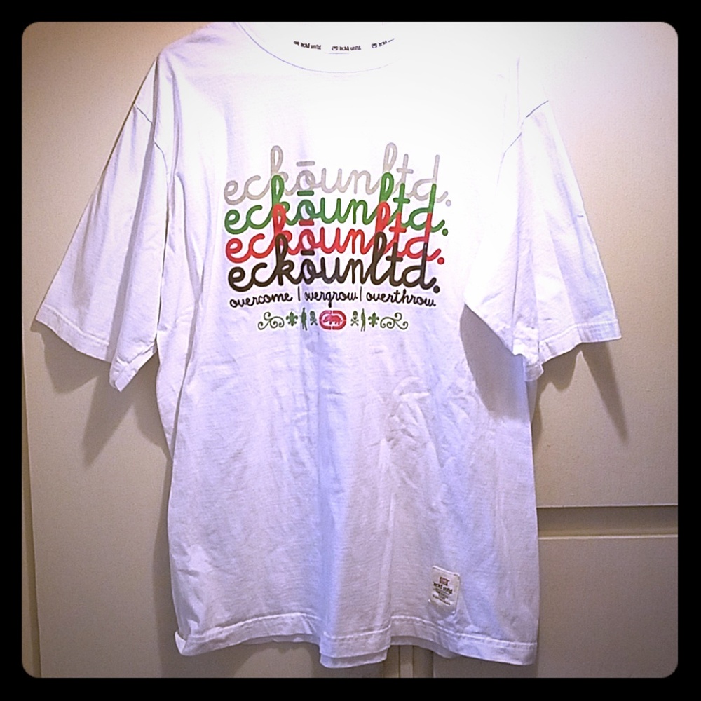 RARE ECKO UNLTD XL EMBOSSED T-SHIRT